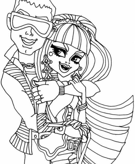 Monster High kolorowanki